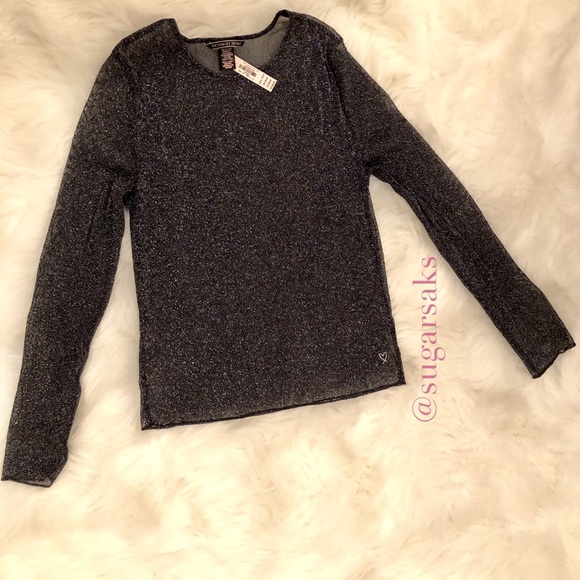 Victoria’s Secret Iridescent Glittery Lingerie Top - Picture 2 of 5